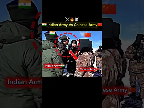 🇮🇳 Indian Army Vs Chinese Army Face-Off Power🔥⚔️☠️ #indianarmy #china #army #border #itbp #power