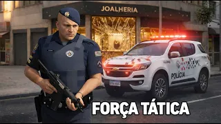 FORÇA TÁTICA PMESP: Roubo ao Carro-Forte, Joalheria e Emboscada | GTA V