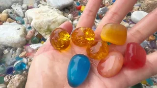 It turns out the beach was cordoned off because there was treasure.