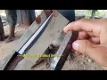 Download Lagu pisau cantik dari MATA BUBUT BESI salah satu baja terkeras/manual forging knife from hss steel