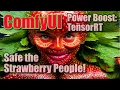 ComfyUI Tutorial Save the Strawberry People Optimizing AI Image Generation with TensorRT Nodes