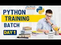 PYTHON TRAINING S LIVE BATCH DAY 1