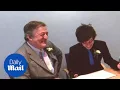 Stephen Fry marries Elliott Spencer in small wedding at registry - Daily Mail