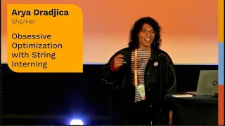 Obsessive Optimization with String Interning Arya Dradjica at RustWeek