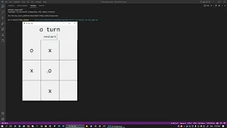Tic-tac-toe in python tkinter