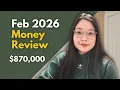 February Financial Check-In Expenses Net Worth Update