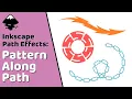 Inkscape Path Effects Pattern Along Path Custom Brushes