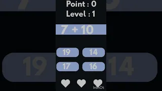 math game in pygame