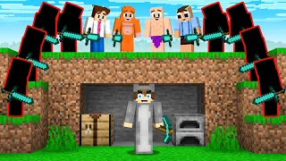 Minecraft Manhunt But I Troll My Hunters with IMPOSTERS!