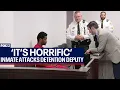 Florida inmate charged with attacking detention deputy