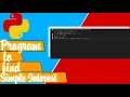Python Program to find Simple Interest