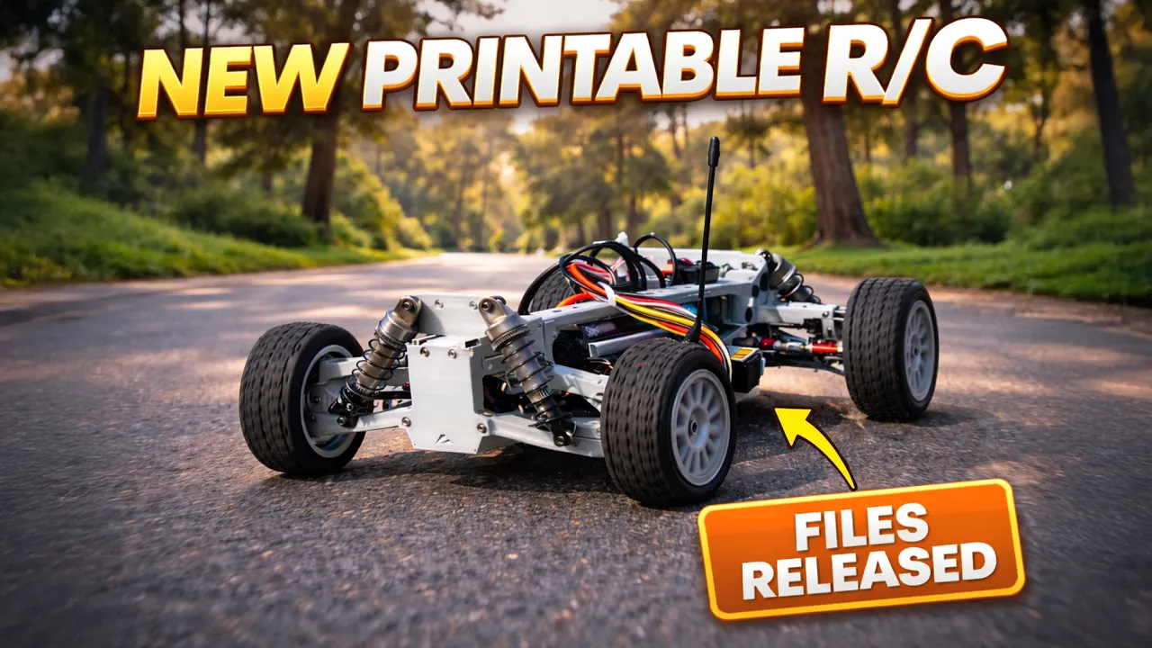 3D Printed RC Car Chassis: Engineering Process and Design Optimization