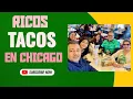 Comiendo ricos tacos en Taqueria Los Comales en Elgin con la familia