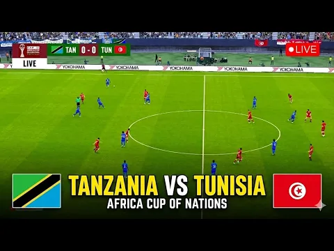 Video Thumbnail: 🔴LIVE: TANZANIA VS TUNISIA | AFRICA CUP OF NATIONS 2025 | SIMULATION GAMEPLAY