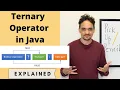 Ternary Operator in Java Basic Beginner ICSE 9 10 Computer Subject
