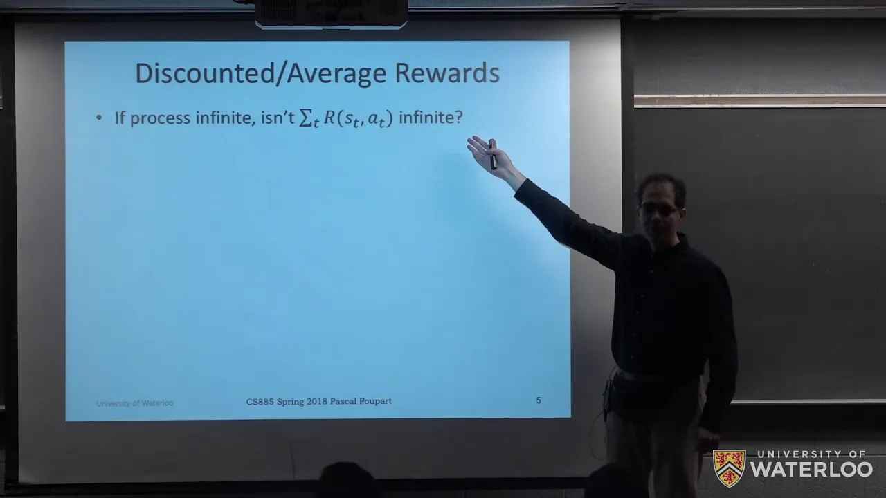 CS885 Lecture 2a: Markov Decision Processes