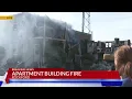 Fire destroys apartment complex in Rockford firefighter injured