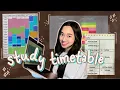 How to make a REVISION TIMETABLE for exams and stick to it simple effective