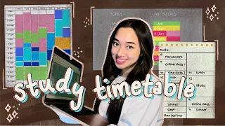 How to make a REVISION TIMETABLE for exams and stick to it simple effective