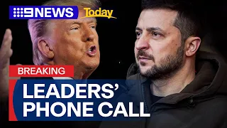 Inside Donald Trump and Volodomyr Zelenskyy’s phone call | 9 News Australia