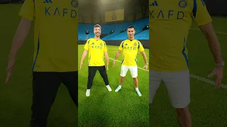 رونالدو يعلمني كيف أقوم بحركة  سييي   دندنها