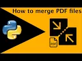 How To Merge PDF File Using Python3 6