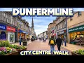 Walking Dunfermline City Centre Scotland