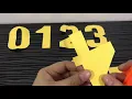 Number Cutting Tutorial 0-9