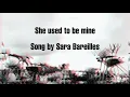 Download Lagu She Used to Be Mine Lyrics || by Sara Bareilles || Tiktok sound