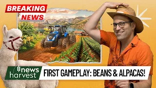 News Harvest | Beans & Alpacas GAMEPLAY, Q&A, and... cats?