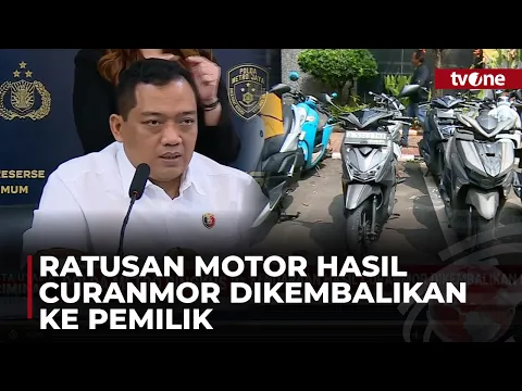 Polda Metro Jaya akan Kembalikan 317 Motor Hasil Kasus Curanmor