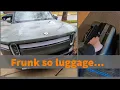 how much carry-on luggage in Rivian frunk