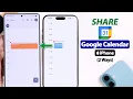 How to Share Google Calendar on iPhone 2 Easy