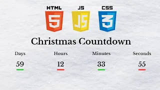 Master HTML CSS JS by Building This Cool Countdown Timer HTML CSS JavaScript Tutorial Guide