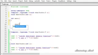 131 Explicitly Overloading Generic Functions with Normal Functions