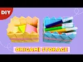 Download Lagu STICKY NOTES ORIGAMI STORAGE｜Origami Kotak Penyimpanan｜DIY Box Organizer｜DIY Organizer Box Easy