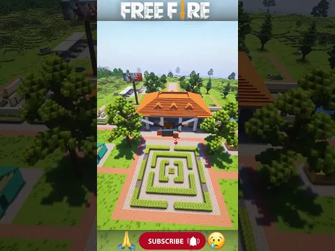 Making free fire new peak Barmuda map in Minecraft #minecraft #oldpeak #freefire #shorts #viral