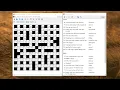 Creating a cryptic or quick crossword