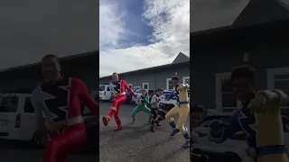 رقص أبطال باور رينجرز داينو فيوري 