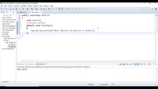 Default Method in Interface Java 8 Feature Explained Java OOPS Tutorial