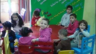 جولة مع مني ونيفين في حضانة أطفال المستقبل شارع أحمد ماهر ا أمام البارون المنصورة إبداعات زهراء فلا 