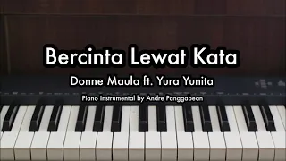 bercinta lewat kata donne maula ft yura yunita piano karaoke by andre panggabean