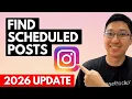 How to Find My Scheduled Post On Instagram 2026