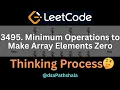 LeetCode 3495 Minimum Operations to Make Array Elements Zero daily challenge hindi java