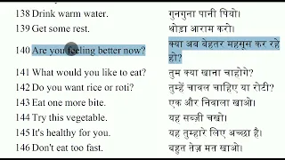 Daily Uses English Sentences for talking Children with at Home (Hindi Meaning)