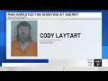Man arrested after allegedly shooting at Taylor County Sheriff