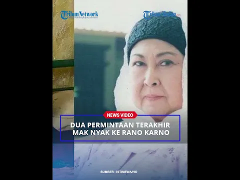 Download MP3 Dua Permintaan Terakhir Aminah ke Rano Karno, Minta Lanjut Syuting Si Doel Season 2