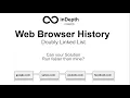 Web Browser History - Doubly Linked List List Set
