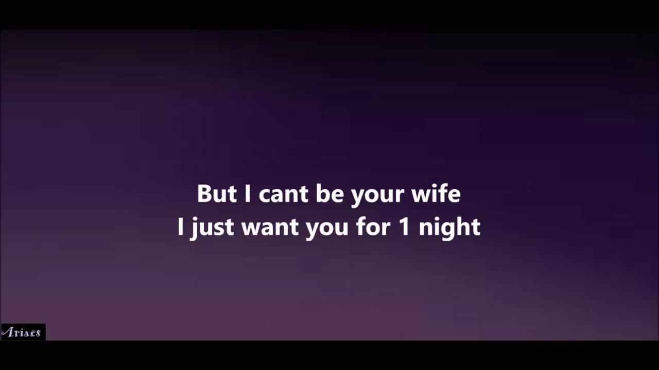 Destiny Briona - 1 night Lyrics