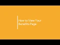 How to View Your Benefits Page on Openforce IC Portal